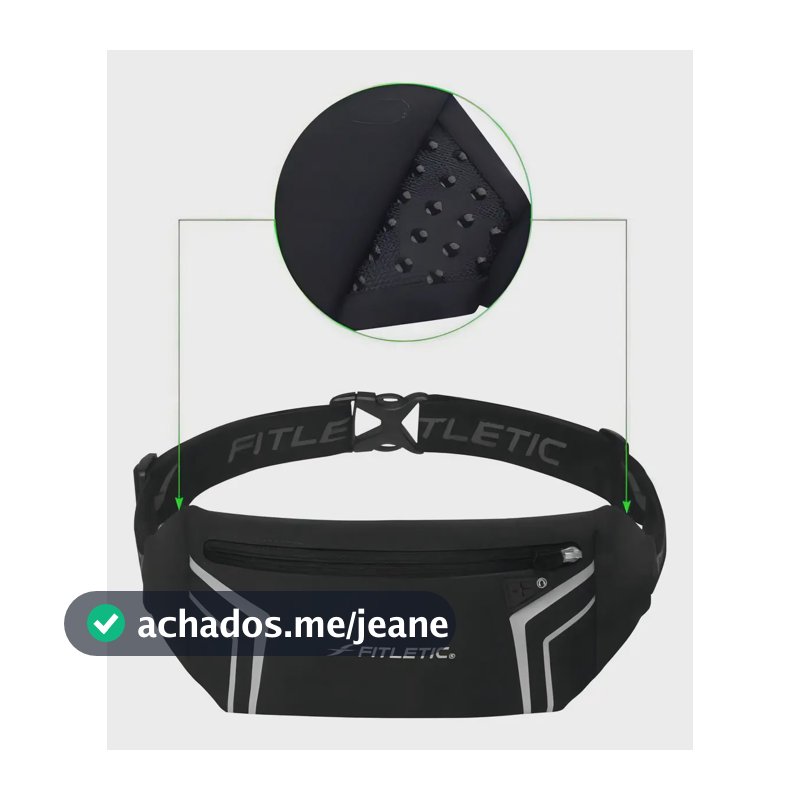 Pochete Para Corrida Blitz Fitletic Cor:preto