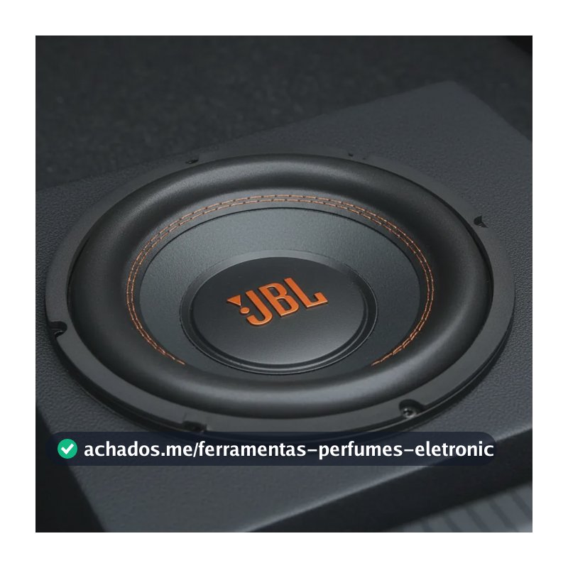 Caixa Slim Jbl 8pol Subwoofer 8swms Carro Multi System 200w