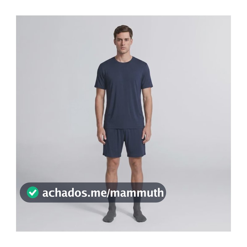Conjunto De Pijama Masculino Sleepin Insider Azul-marinho Liso M