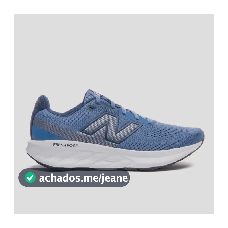 Tênis Masculino Fresh Foam 520v9 New Balance Azul Escuro Liso 40 Br