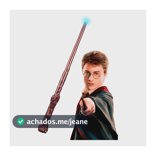 Varinha Harry Potter Com Som Magia Colecionável 36cm Cor Marrom