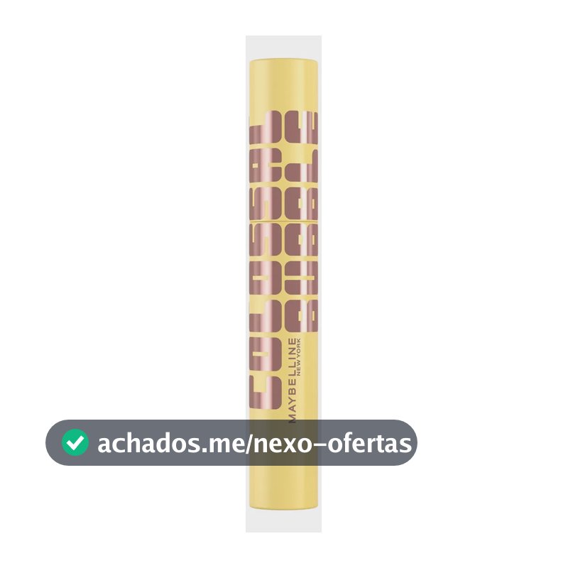 Máscara de Cílios The Colossal Bubble Lavável Very Black Maybelline NY 37G