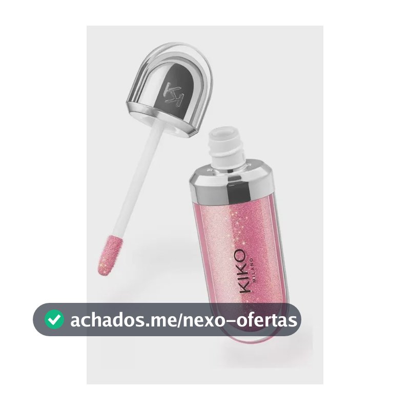 Kiko Milano Lip Gloss Hidratante 3D Cor 26 Sparkling Hibiscus Brilhante