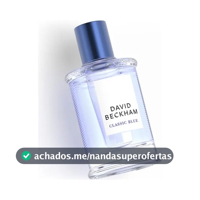 Perfume David Beckham Classic Blue Eau De Toilette Masculino 50ml