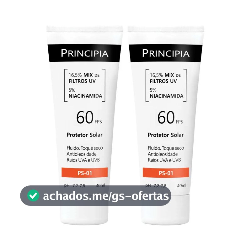 Principia Kit Protetor Solar Facial Ps-01 Fps60