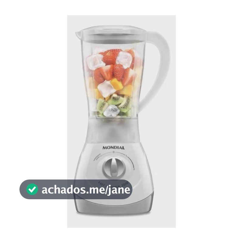 Liquidificador Easy Power 550w 1,9 Litros Mondial Branco