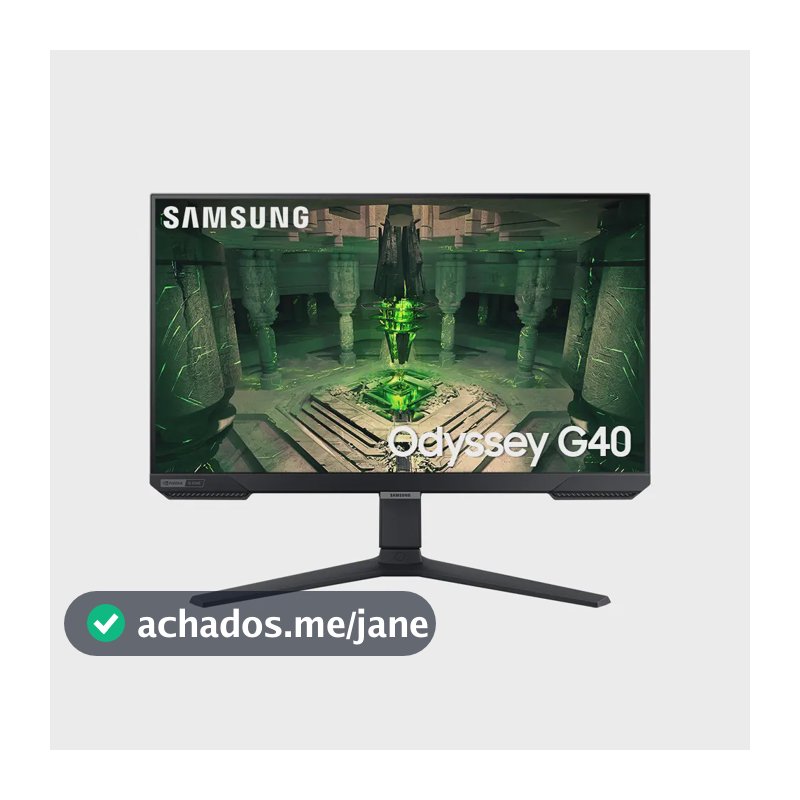 Monitor Gamer Samsung Odyssey G40 27 , 240 Hz, 1ms, Ajuste De Altura, Gsync, Freesync,hdmi, Dp, Fhd, Preto