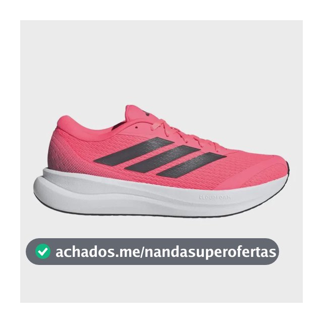 Tênis Masculino Runfalcon 6 adidas Rosa Liso 42 Br
