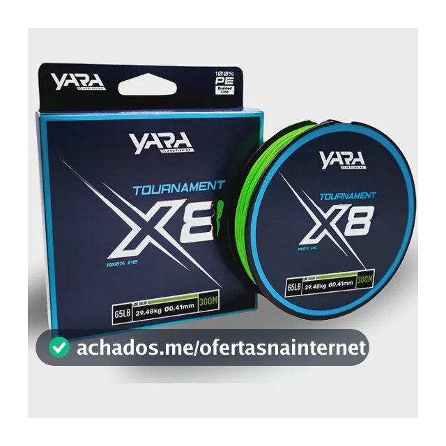 Linha De Pesca Multifilamento Yara Tournament X8 - 300m