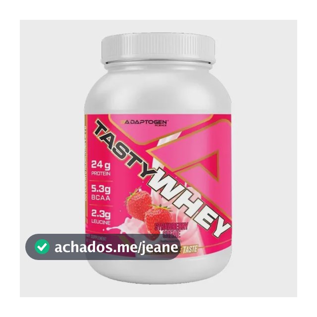 Tasty Whey 3w Gourmet 900g Morango Cream - Adaptogen Science