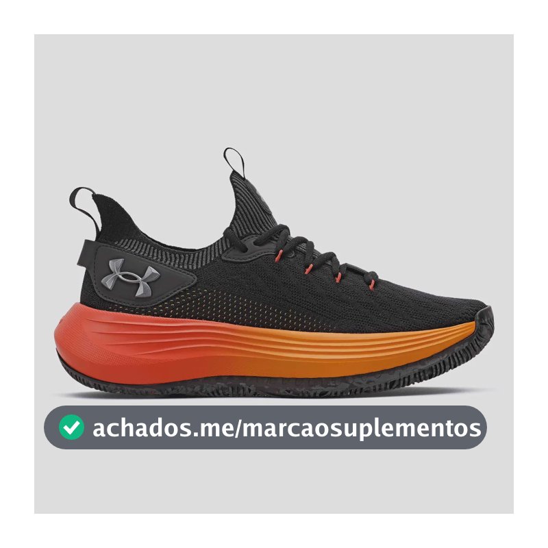 Tênis Masculino Hooper Under Armour Black/lavared/metpewter Liso 41