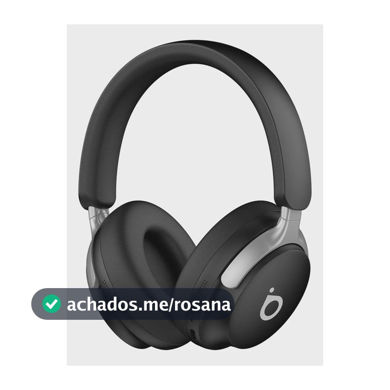 Headphone Bluetooth 5.4 Com Anc+Enc 40h Bateria Basike Fone Headset Bluetooth Com Microfone Hi-fi Estéreo Para iPhone Samsung Xiaomi Motorola Preto