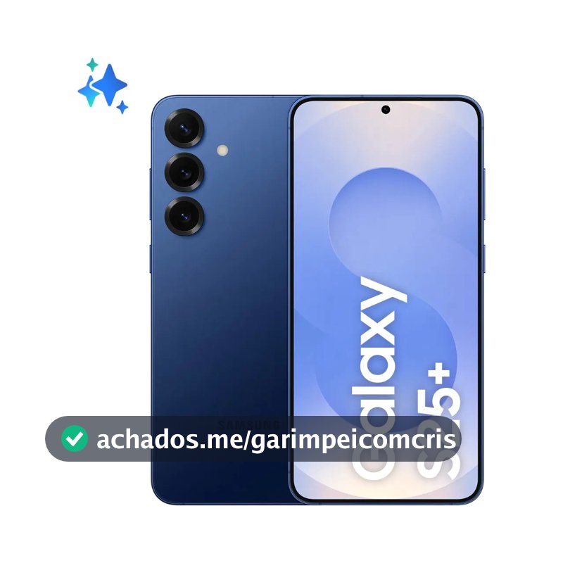 Samsung Galaxy S25+ 5g, 256gb, 12gb, Câmera Tripla - Azul marinho