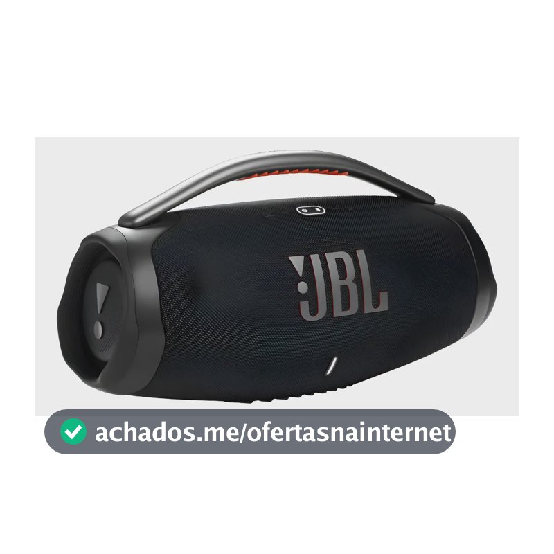 Caixa De Som Bluetooth Jbl Boombox 3 Preto Black 127/220v