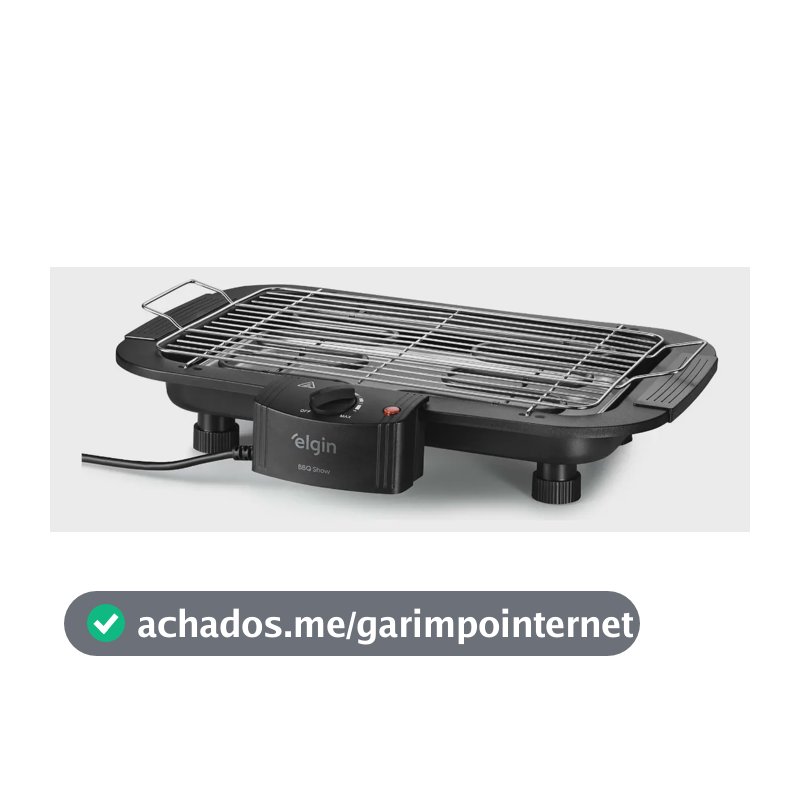 Churrasqueira Elétrica Elgin Bbq Show 2000w Chu20 Preto