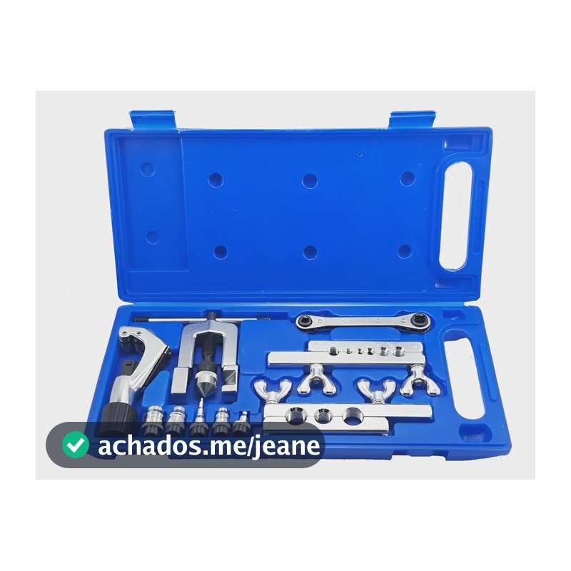 Kit Flangeador Alargador Tubos Vulkan VLCH 278L Com Cortador e Chave Catraca