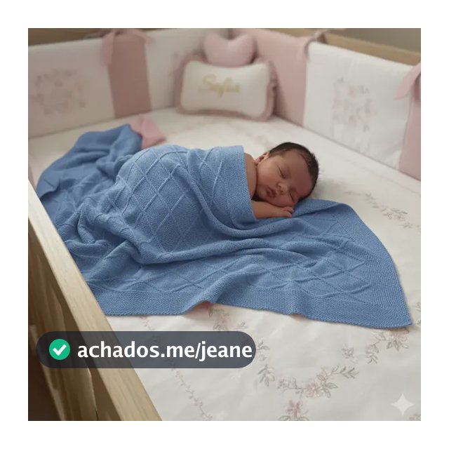 Manta Coberta Bebê Saída De Maternidade Recém Nascido Tricot