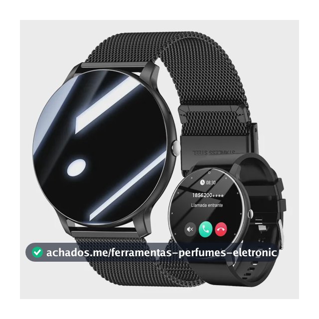 Smartwatch Esportivo Masculina Relógio Inteligente Redondo