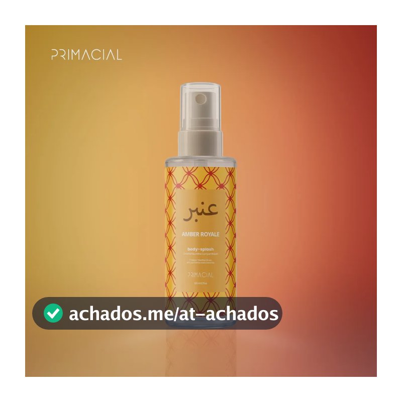 Body Splash Arabe Amber Royale 100ml - Primacial Perfume Oriental