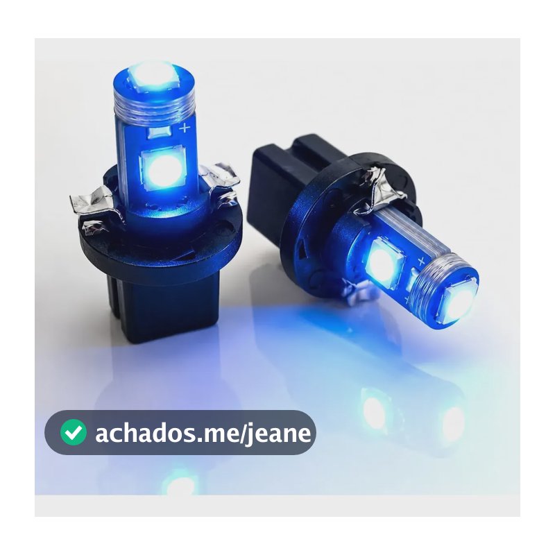 Par Led De Painel Do Gol G1 G2 G3 G4 G5 Padrão Original T5b8 T5.b8.5d Azul