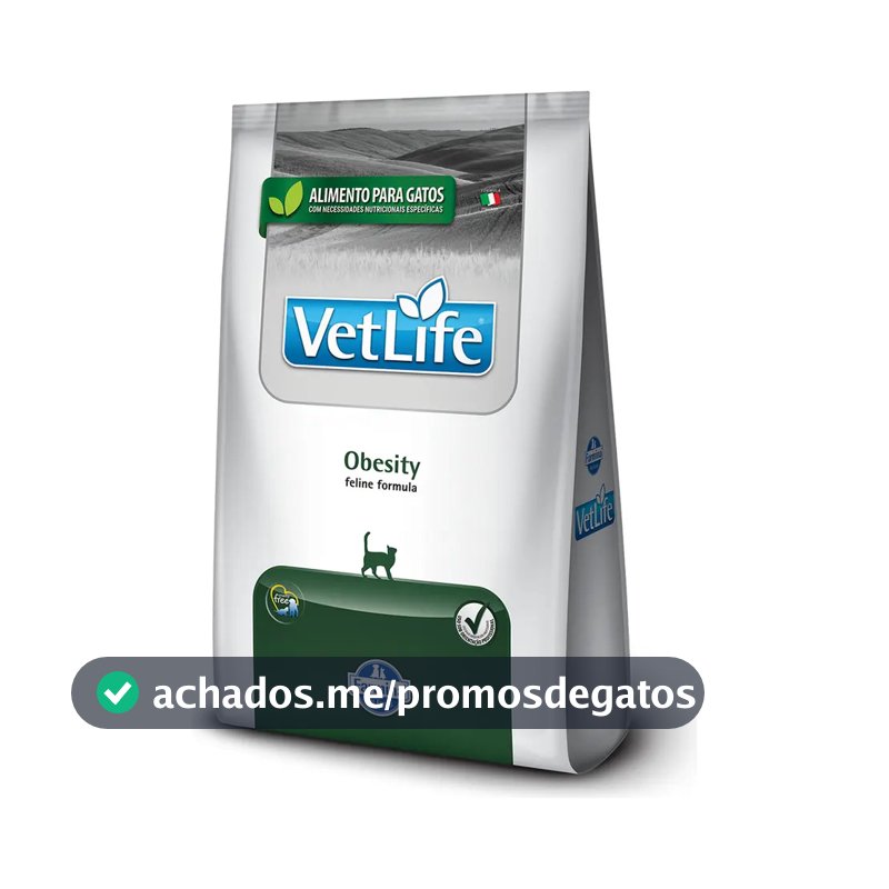 Ração Seca Vet Life Gato Adulto Obesity 2kg