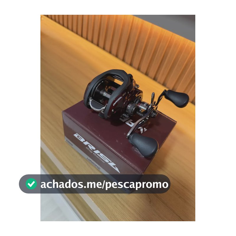 Carretilha Marine Sports Brisa BG DBS Bordô Freio Centrífugo Direita