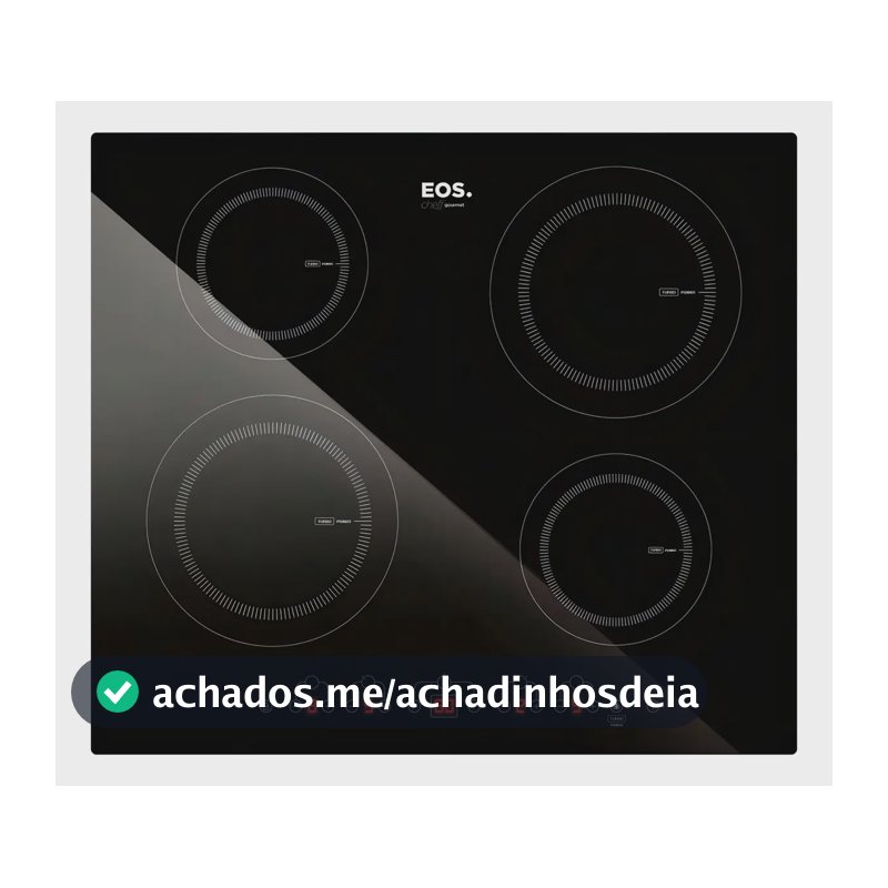 Cooktop De Indução 4 Bocas EOS 60cm Eci04ep Preto