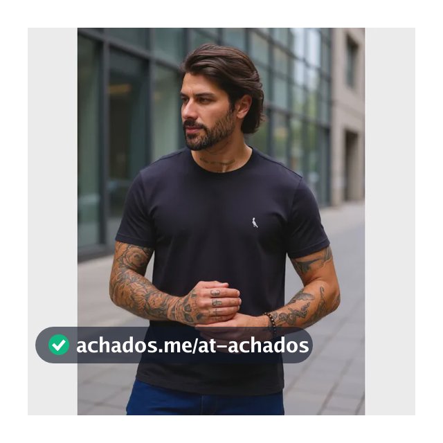 Camiseta Regular Essence Reserva Masculina Preto T-shirt Lisa M Liso