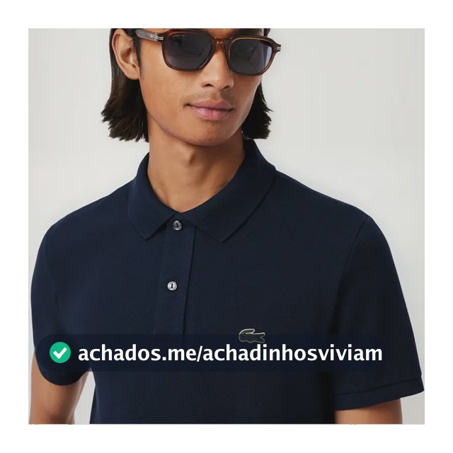 Polo Masculina Lacoste Slim Fit - Original