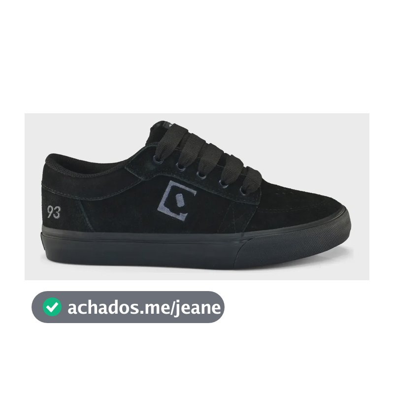 Tênis Qix Ninety Three 93 Casual Camurça Masculino Feminino Preto/preto 38 Br