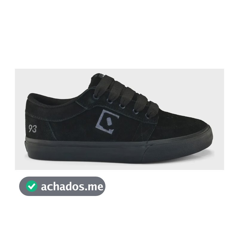 Tênis Qix Ninety Three 93 Casual Camurça Masculino Feminino Preto/preto 38 Br