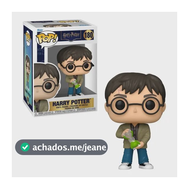 Boneco Funko Pop! Harry Potter com Ampulheta - Figura Colecionável de Vinil