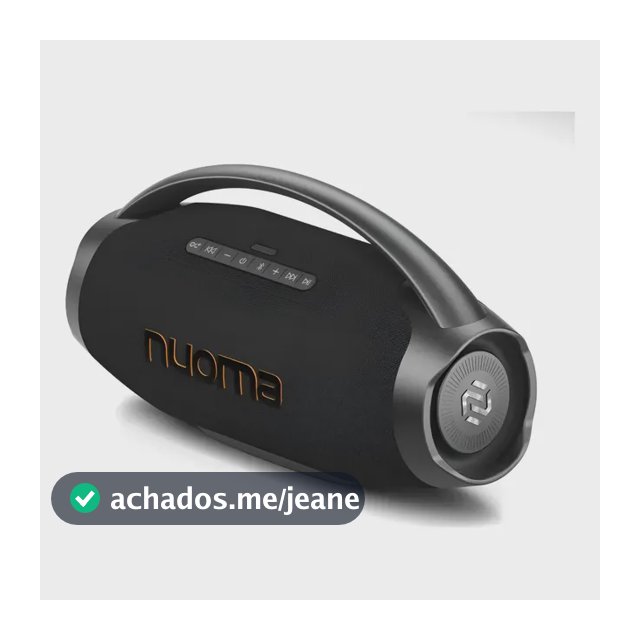 Caixa De Som Boombox Preto 200w Nuoma