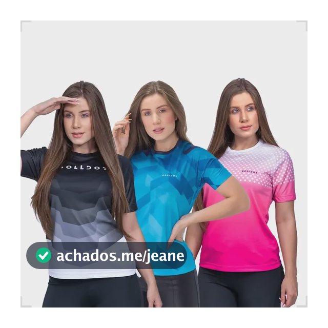 Kit 3 Camisas Feminina Dry Fit Esportiva Corrida Academia