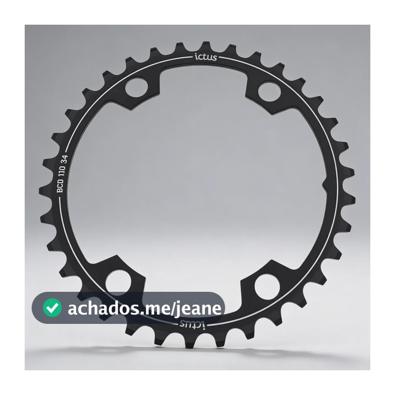 Coroa Ictus Indexada Bcd 110 Assimetrica 34t