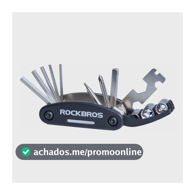 Kit Ferramentas Canivete Bike 16 Funções Allen Fenda Philips