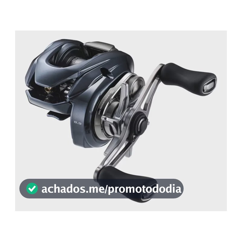 Carretilha Shimano Aldebaran Dc 31xg 2025 Manivela Esquerda Cinza Esquerdo
