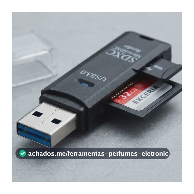 Leitor De Cartão Usb 3.0 Adaptador Micro Sd / Sdxc 5gbps Gpm Preto