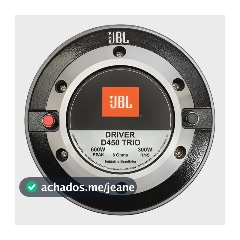 Driver Jbl Selenium Original D450 Trio 300w Rms 50mm