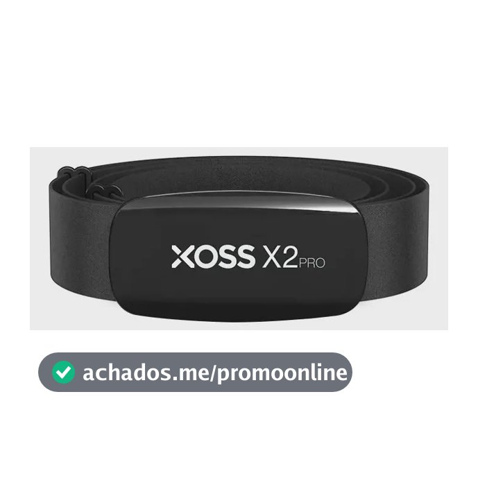 Cinta De Frequência Cardíaca Xoss X2 Pro Recarregável 5.0 Preto