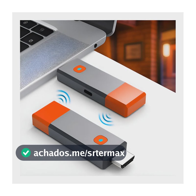 Transmissor Receptor Hdmi Sem Fio Wireless 1080p 50m Cinza 5v