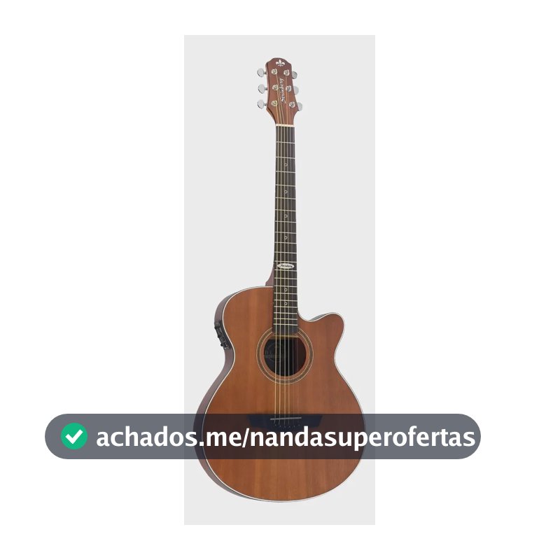 Violão Eletroacústico Strinberg SF200C Mahogany Satin 6 Cordas Sapele Black Series