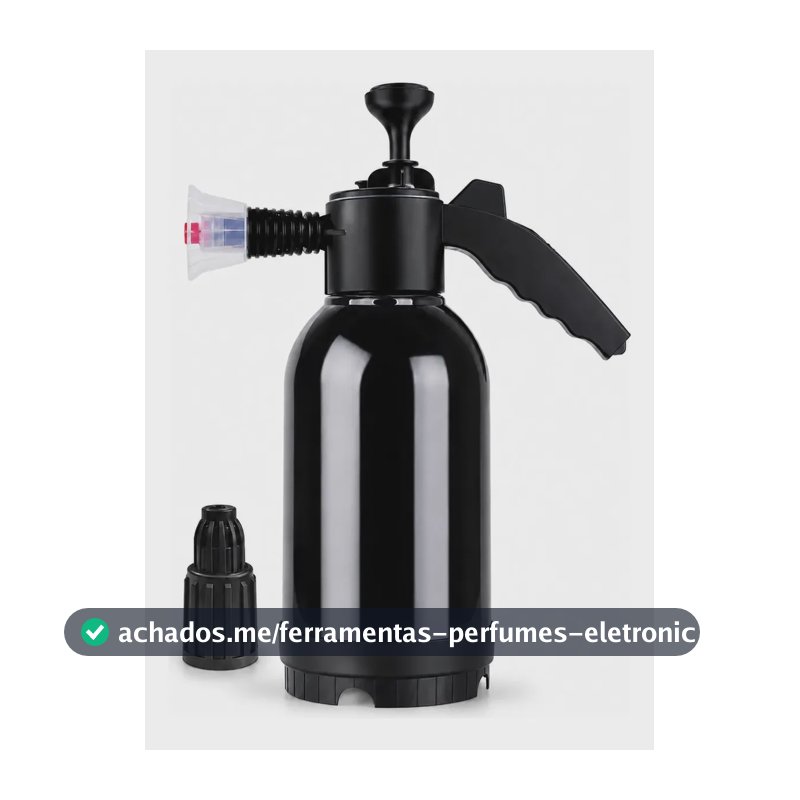 Pulverizador Espuma 2L Manual Snow Foam Lavar Carro Moto Pressão 3 Em 1 Reforçado Resistente Jato Regulável Limpeza Shampoo Cera Automotiva