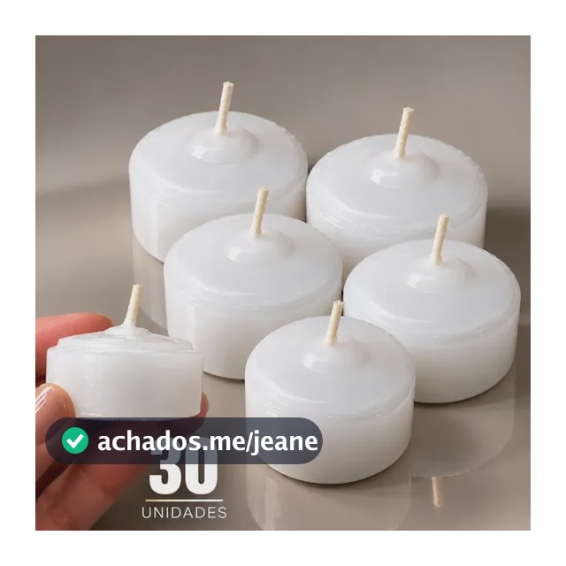 Kit 30 Velas Flutuantes Decoração Casamentos Festas Réchaud Eventos Marca Conceito Vintage
