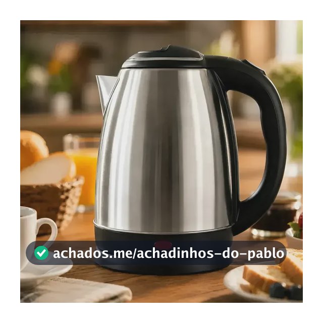 Chaleira Elétrica Inox 1,8 Litros Jarra Aquecedora Com Desligamento Automático e Base Giratória Aquecimento Rápido Alça Ergonômica Para Escritório Casa Cozinha Viagem Fervedor De Água Moderno