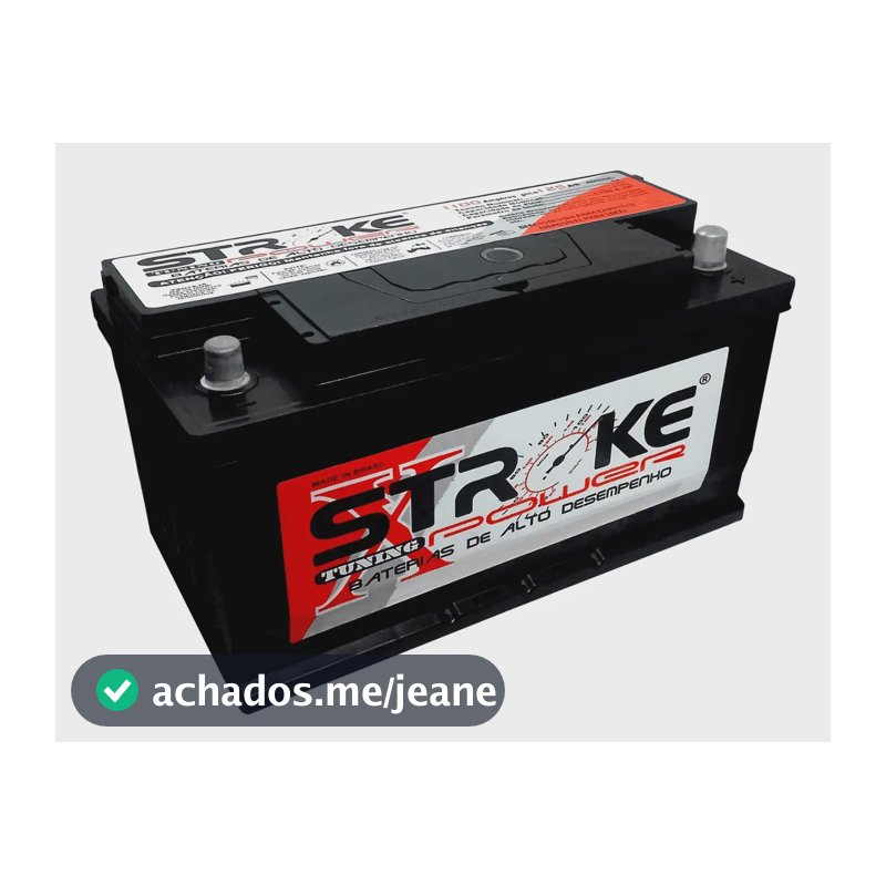 Bateria Som Automotivo Stroke Power 125ah 1100pico Impact Direito