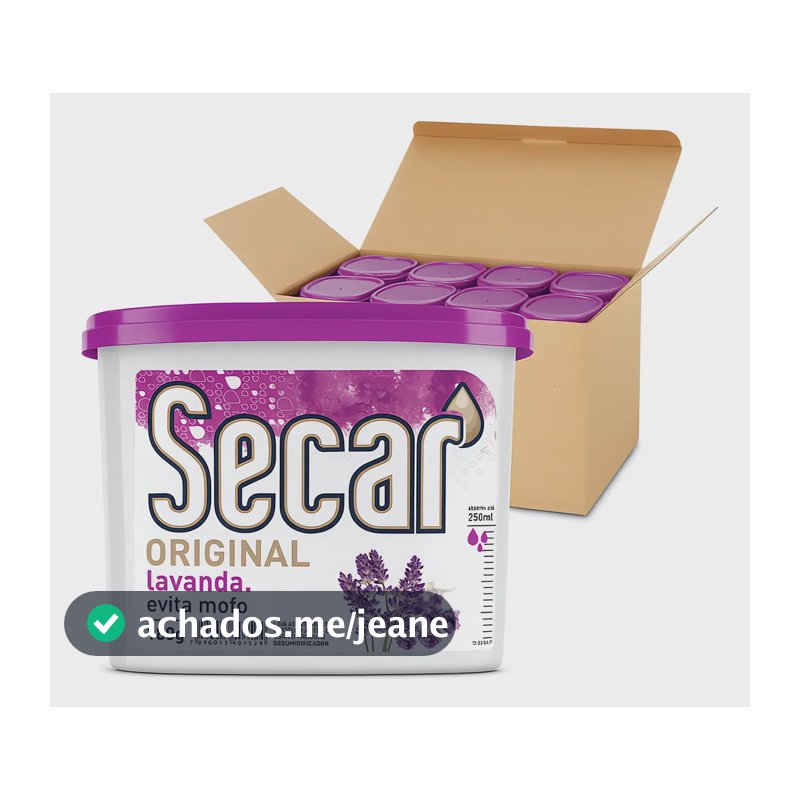 24 Und Antimofo Secar 180g Lavanda Desumidificador Armario Lavanda