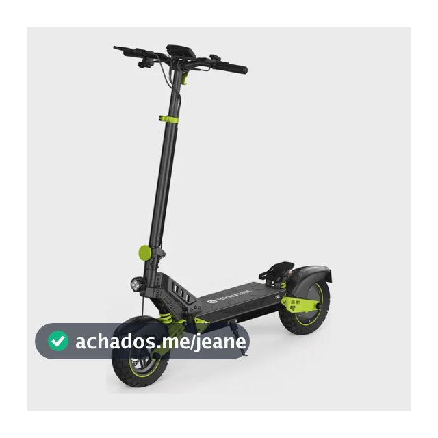 Scooter Elétrico D2 Dobrável Adultos  1000w 50km/h Preto