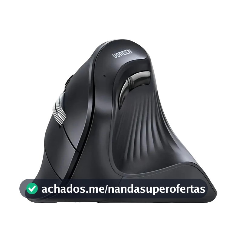 Mouse Vertical Ergonômico (bluetooth+wireless) Ugreen 25444 Preto
