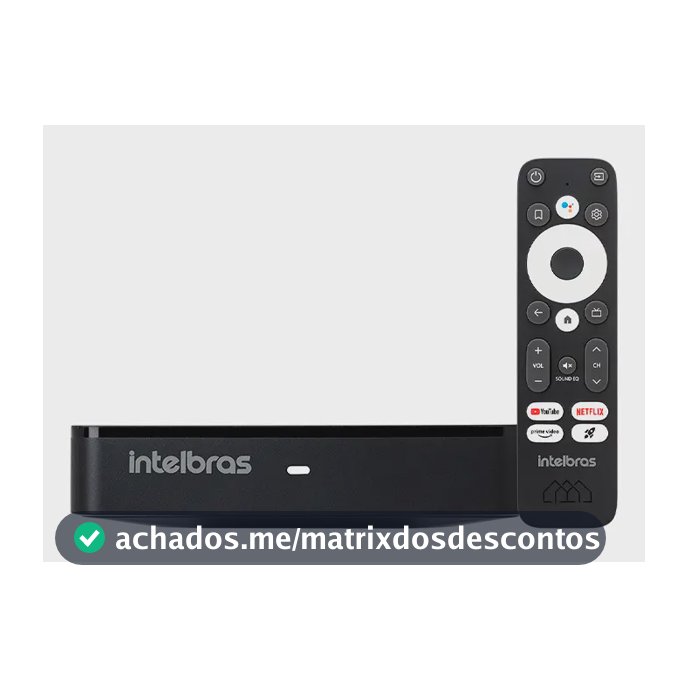 Smart Tv Box Full Hd Intelbras Cor Preto